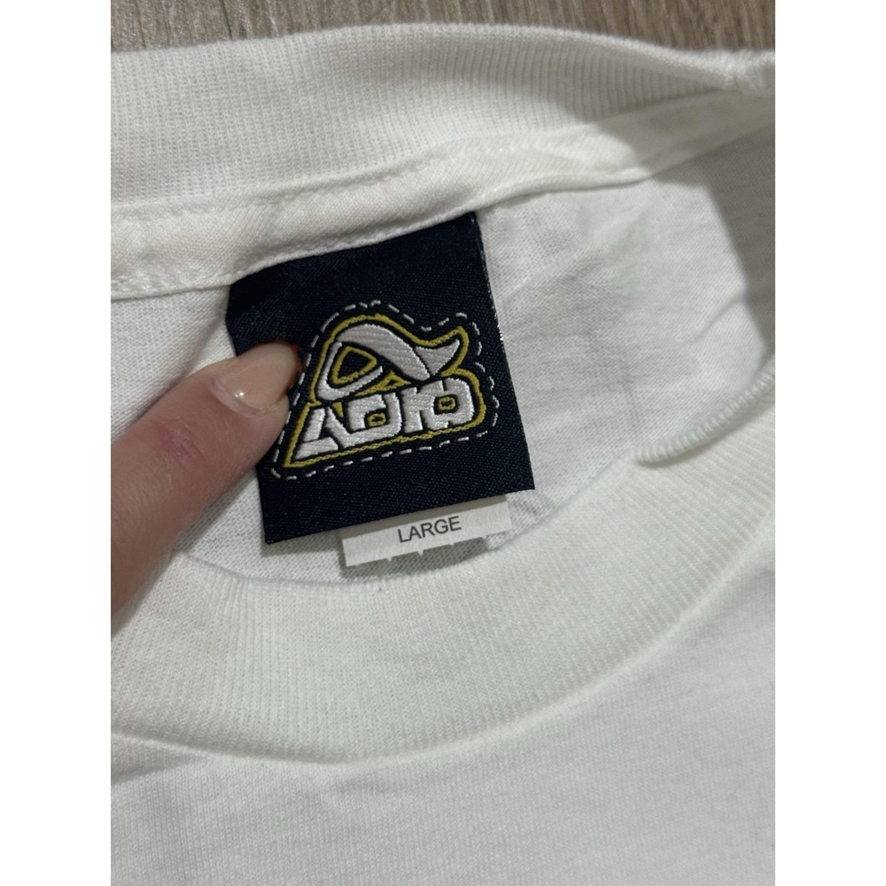 Vintage‎ Y2K Adio Camouflage Logo Skateboarding T Shirt Size L - Picture 6 of 7
